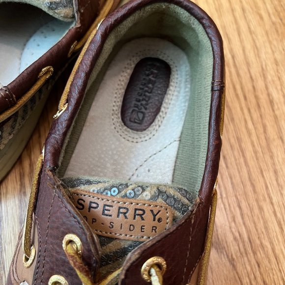 Sperry Sequin Leopard Boat Shoes Size 5.5 - Picture 5 of 10